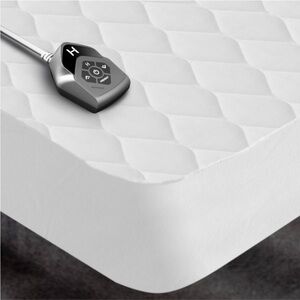 BIDDEFORD NWT Electric Heated Quilted Mattress Pad: 10 Heat Settings -twin